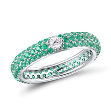 Carica l'immagine nel visualizzatore di Gallery, Anelli eternity