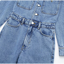Carica l'immagine nel visualizzatore di Gallery, Tuta intera in jeans