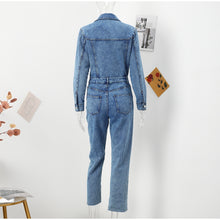Carica l'immagine nel visualizzatore di Gallery, Tuta intera in jeans
