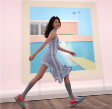 Carica l'immagine nel visualizzatore di Gallery, Tubino asimmetrico waves
