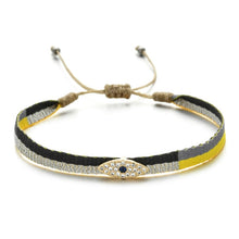 Carica l'immagine nel visualizzatore di Gallery, Braccialetti in cotone con charms