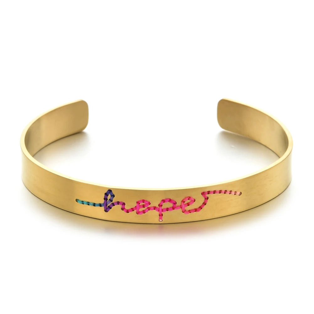 Braccialetti dots hope, loved, always