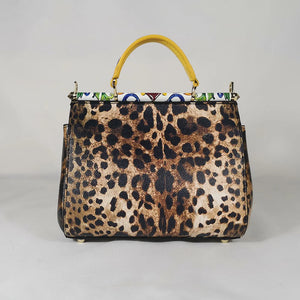 Borsa Miss Sicily animalier