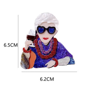 Spilla Iris Apfel