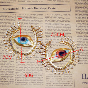 Orecchini a cerchio Baroque Eyes