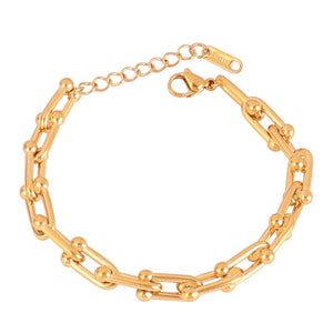 Parure collana, bracciale, orecchini New York streetwear