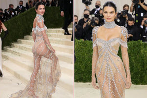 Luxury Crystal Jenner Met Dress 2021