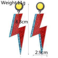 Carica l&#39;immagine nel visualizzatore di Gallery, Orecchini David Bowie flash
