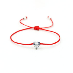 Braccialetto red simple heart