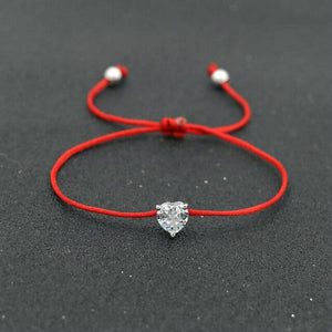 Braccialetto red simple heart