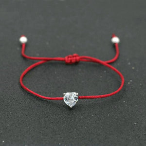 Braccialetto red simple heart