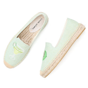 Espadrilles ricami drink