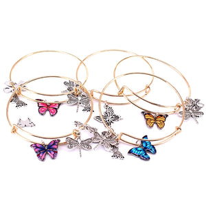 Braccialetti 5pcs a tema butterfly