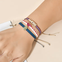 Carica l&#39;immagine nel visualizzatore di Gallery, Braccialetti in cotone con charms
