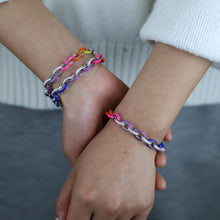 Carica l&#39;immagine nel visualizzatore di Gallery, Bracciale ad anelli sparkling rainbow
