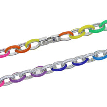 Carica l&#39;immagine nel visualizzatore di Gallery, Bracciale ad anelli sparkling rainbow
